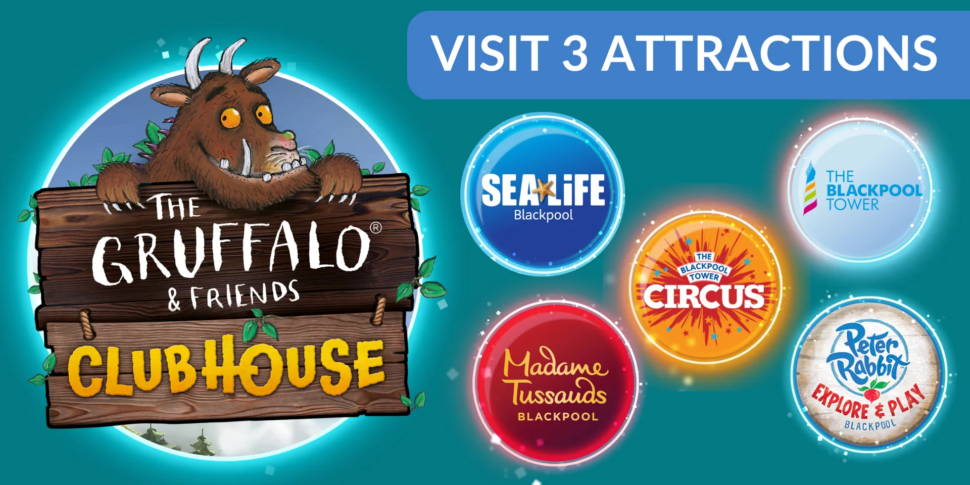 Gruffalo Visit 3 Attractions